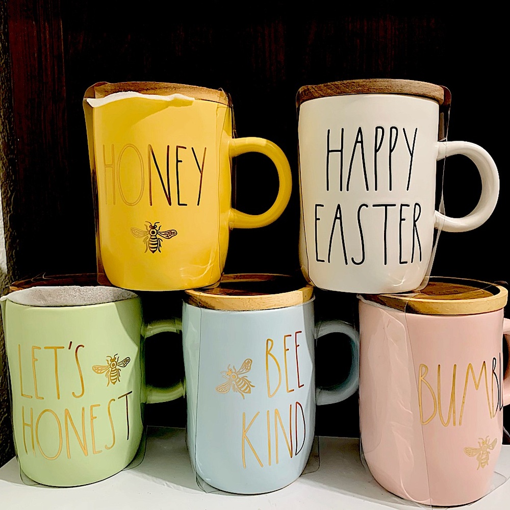Rae Dunn Easter Spring Mugs